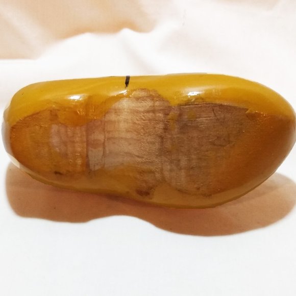 Vintage Dutch Decorative Hand Painted Wooden Clogs - Picture 10 of 16